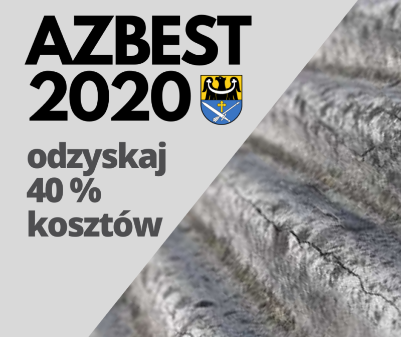 plakat azbest 2020