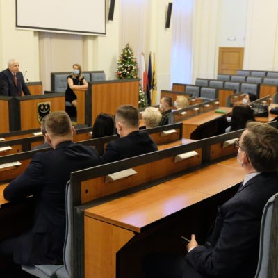 zdjęcie z odebrania nagrody